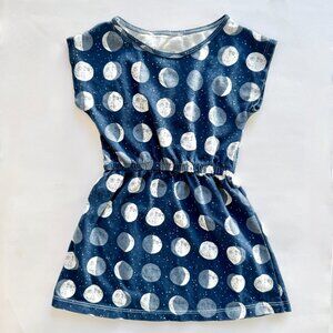 Winter Water Factory Moon Phase Dress | Blue | 3T